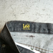 1980s Lee ブラックデニムパンツ W30L31