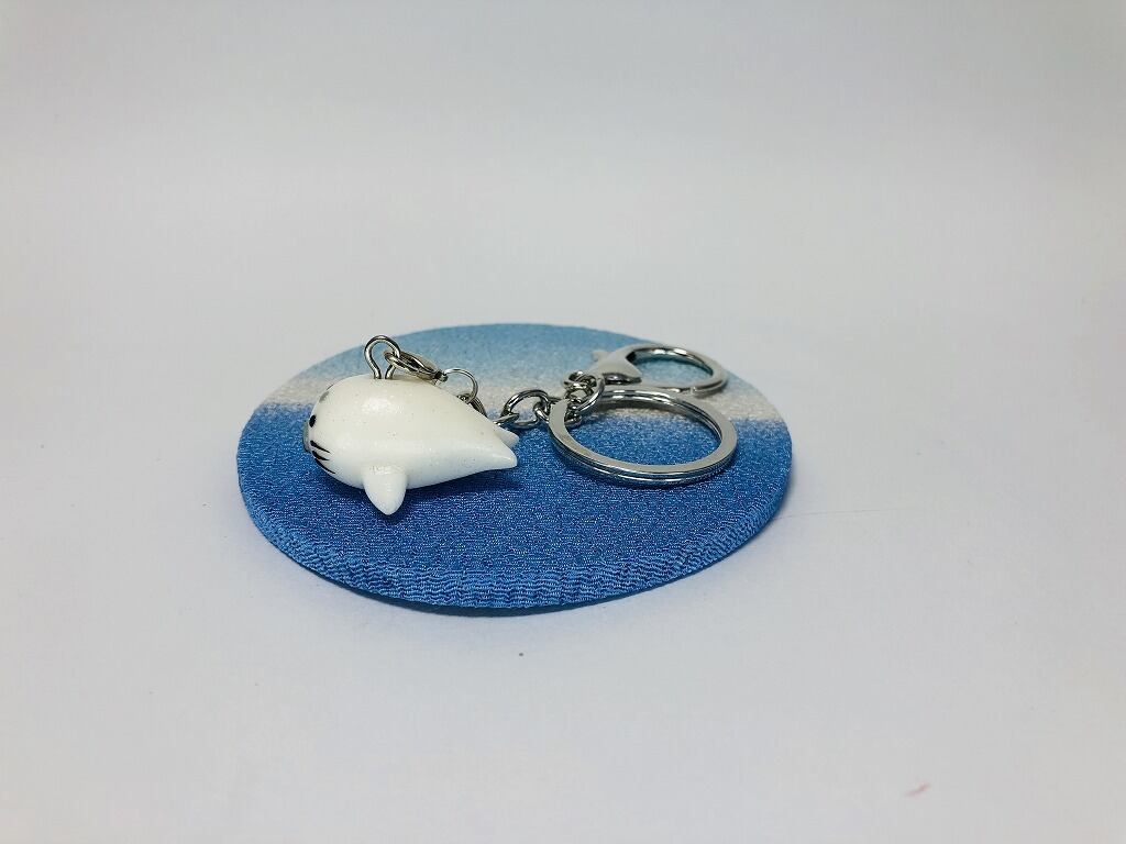 まぁるい「あざらし」のキーホルダー／ストラップ | タクミン工房