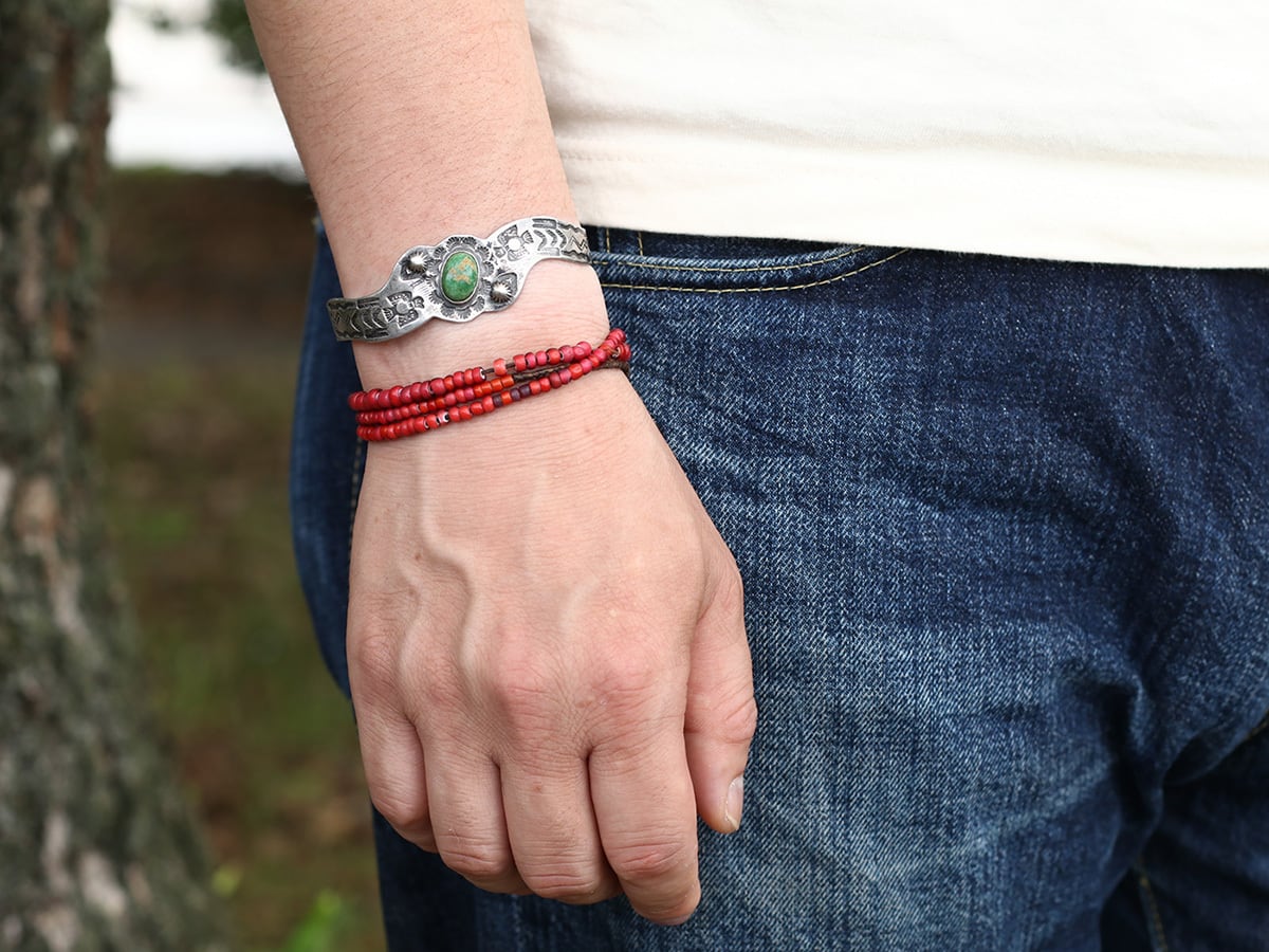 NAVAJO ナバホ 1930's~ Vintage Navajo Snakes Bangle シルバー