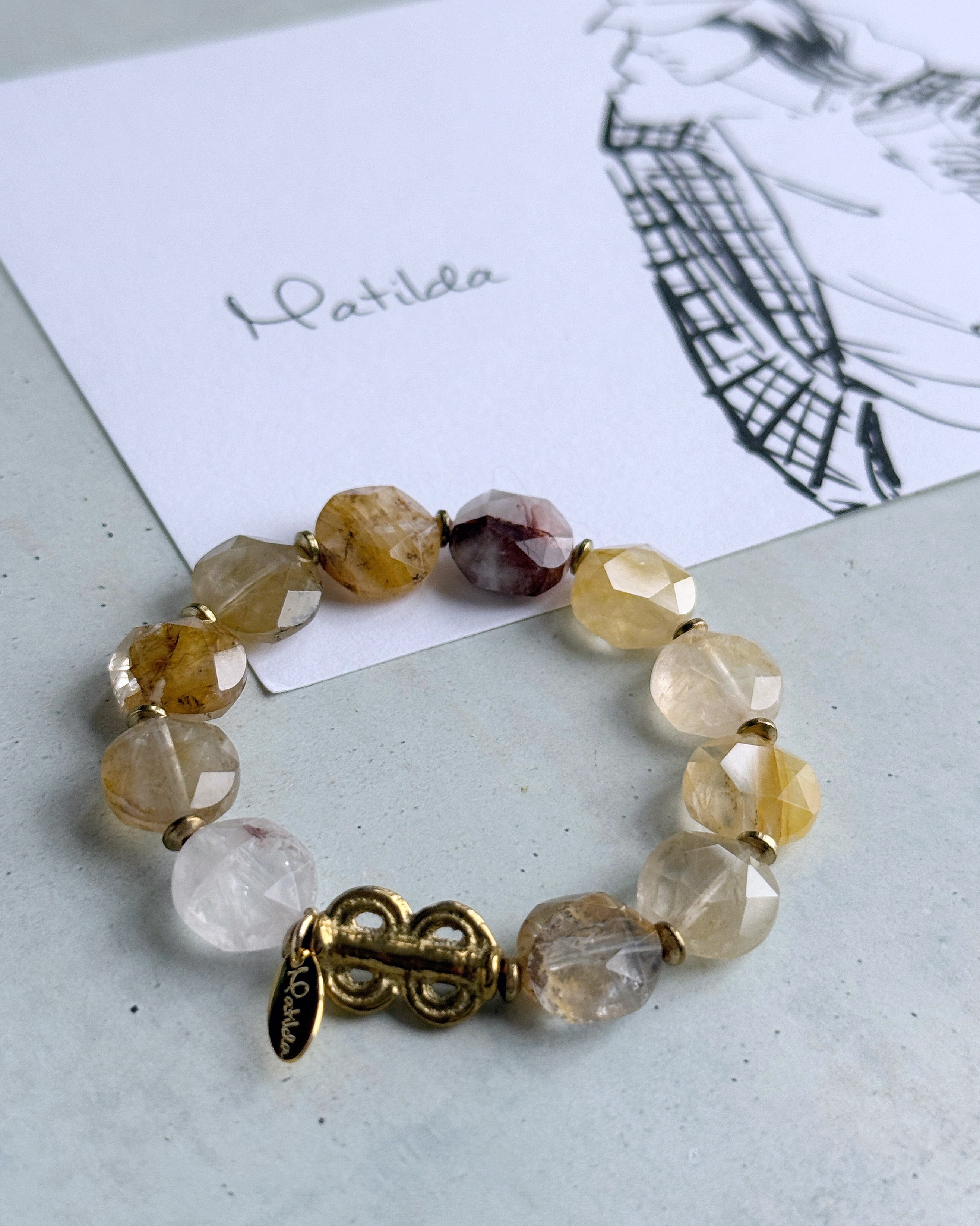 tumble bracelet(デンドリティッククォーツ)