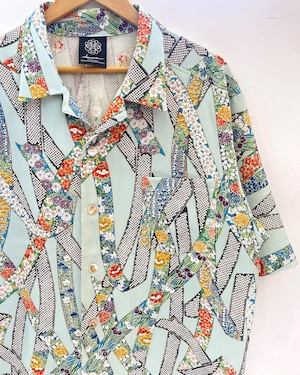 TABANENOSHI - ALOHA SHIRT / アロハシャツ 着物シャツ  吉祥文様