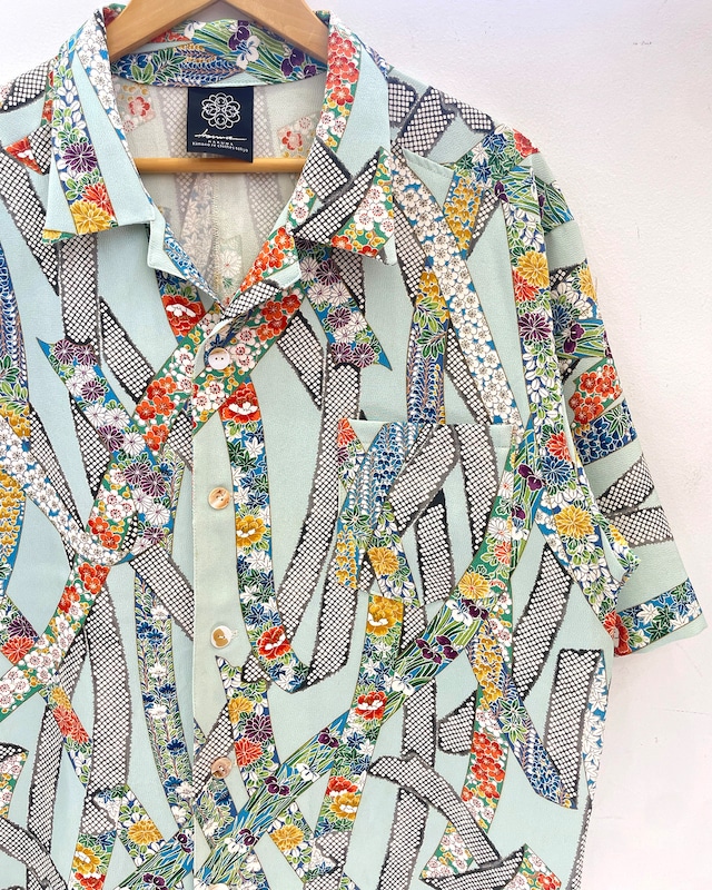 TABANENOSHI - ALOHA SHIRT / アロハシャツ 着物シャツ  吉祥文様