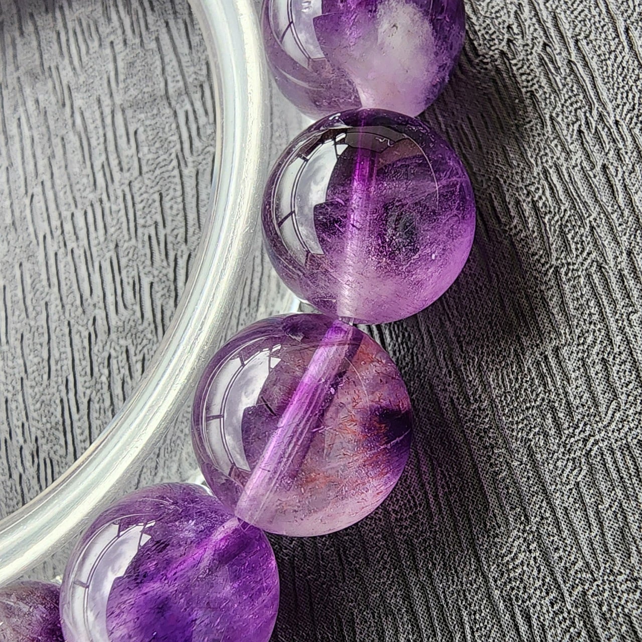 GX093】高品質アメジストエレスチャル 天使のギフト 1点物 天然石