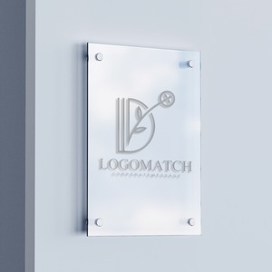 花を飾るDのロゴ