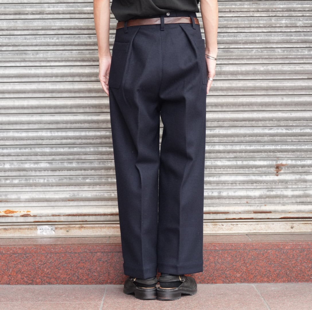 Gurank グランク24AW Melton work pants カーキ Gurank グランク24AW Melton work pants カーキ Gurank