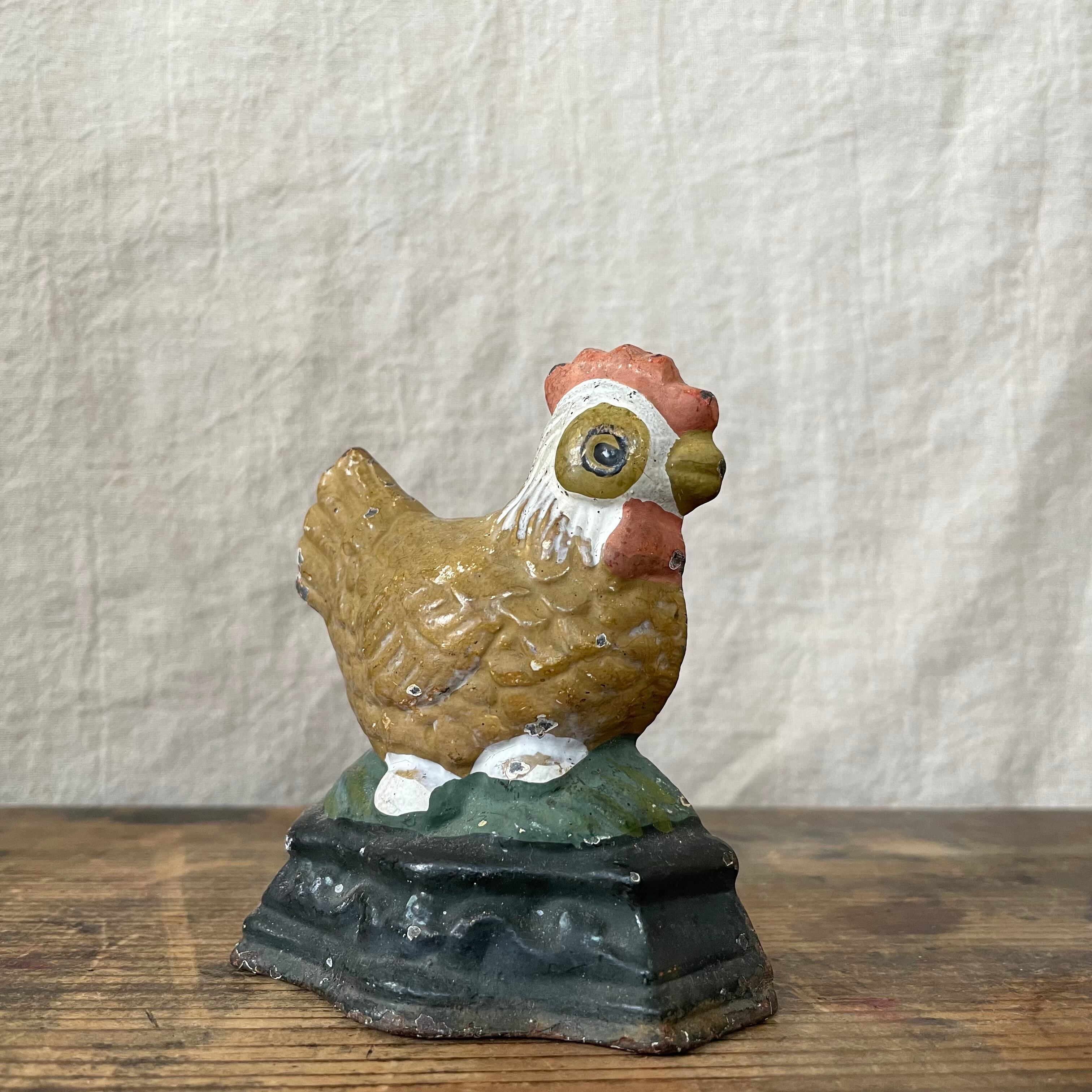 にわとりのドアストッパー | tsuitachi craft&brocante
