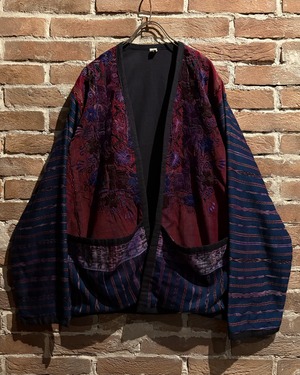 【Caka act3】Guatemala Embroidery Design Vintage Loose Haori Jacket