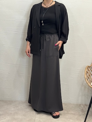 【CLOCHE】カットジョーゼットAラインスカート