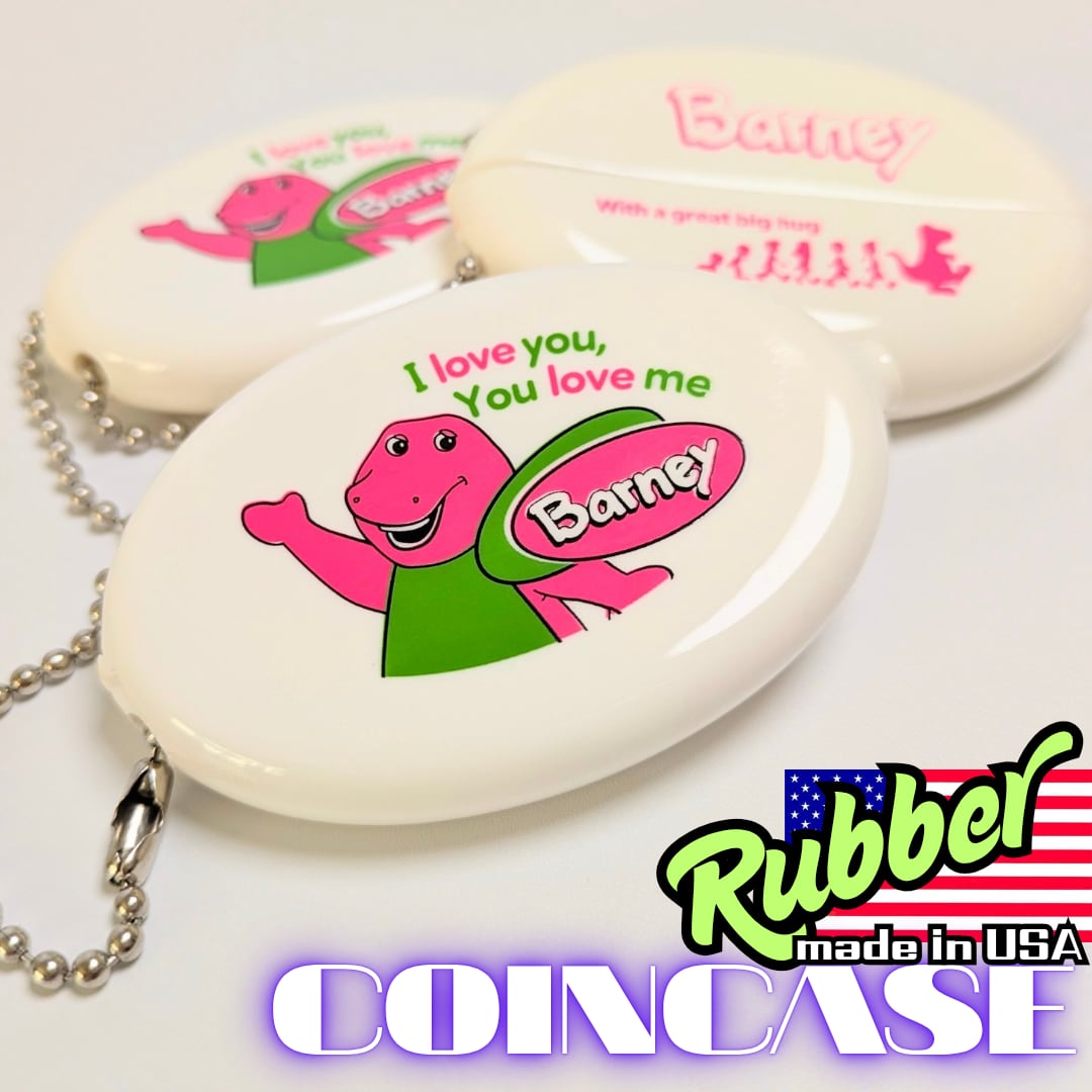 【 Barney （ バーニー ） 】Rubber COIN CASE ( ラバーコインケース )  〚アメリカン雑貨 アメトイ〛