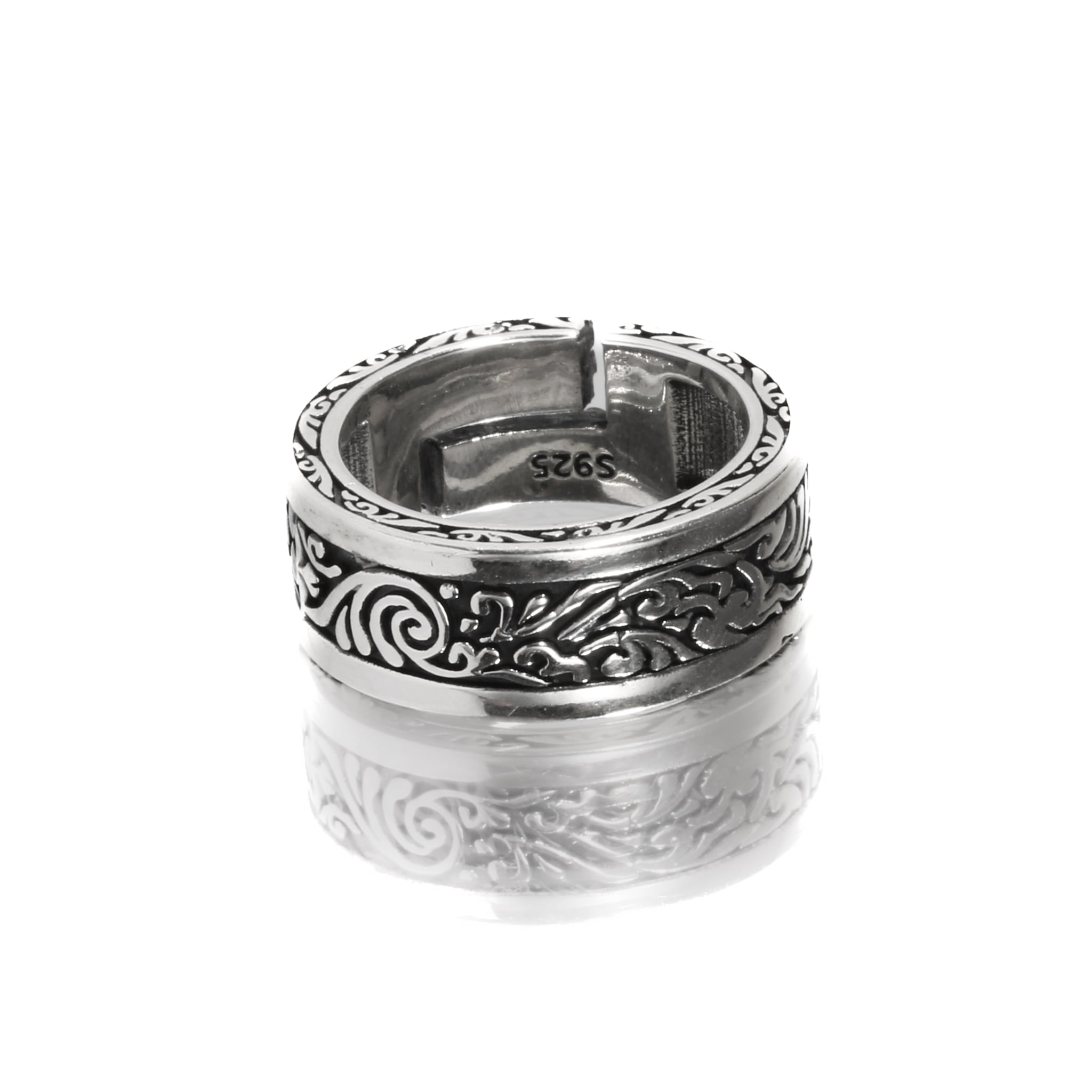 S925 Hawaiian Two Way Ring / B&C