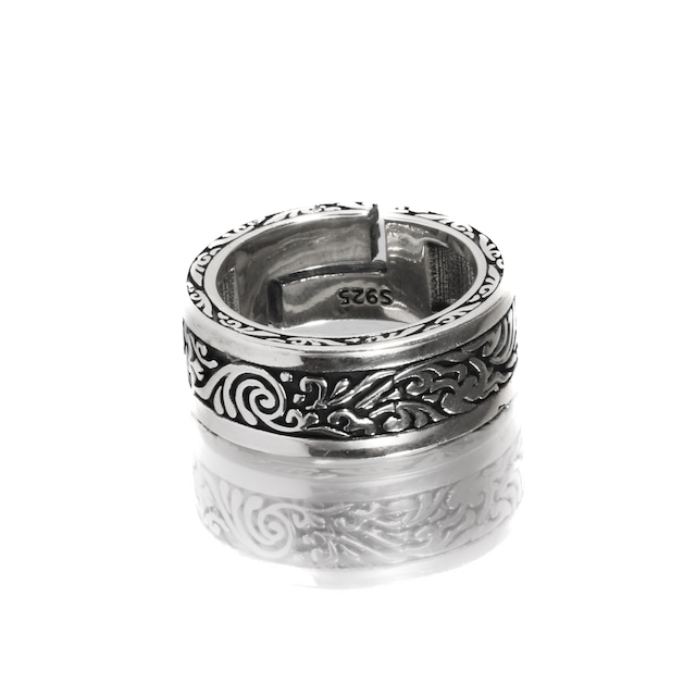 S925 Hawaiian Two Way Ring / B&C