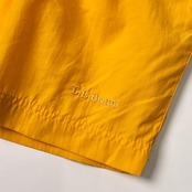 USA製 L.L.Bean エルエルビーン ナイロン ショートパンツ SMALL WOMENS/イエロー レディース ウエストゴム