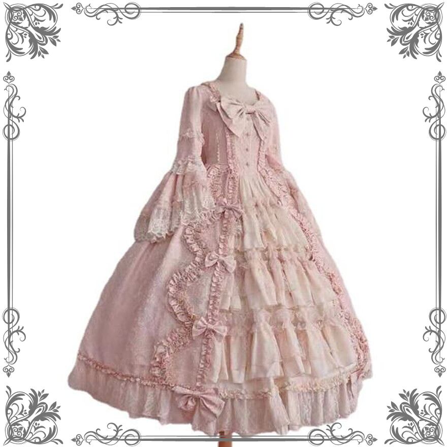 サブカル 服 地雷系 通販 ロリータ ドレス プリンセス リボン フリル 豪華 ガーリー ロマンティック