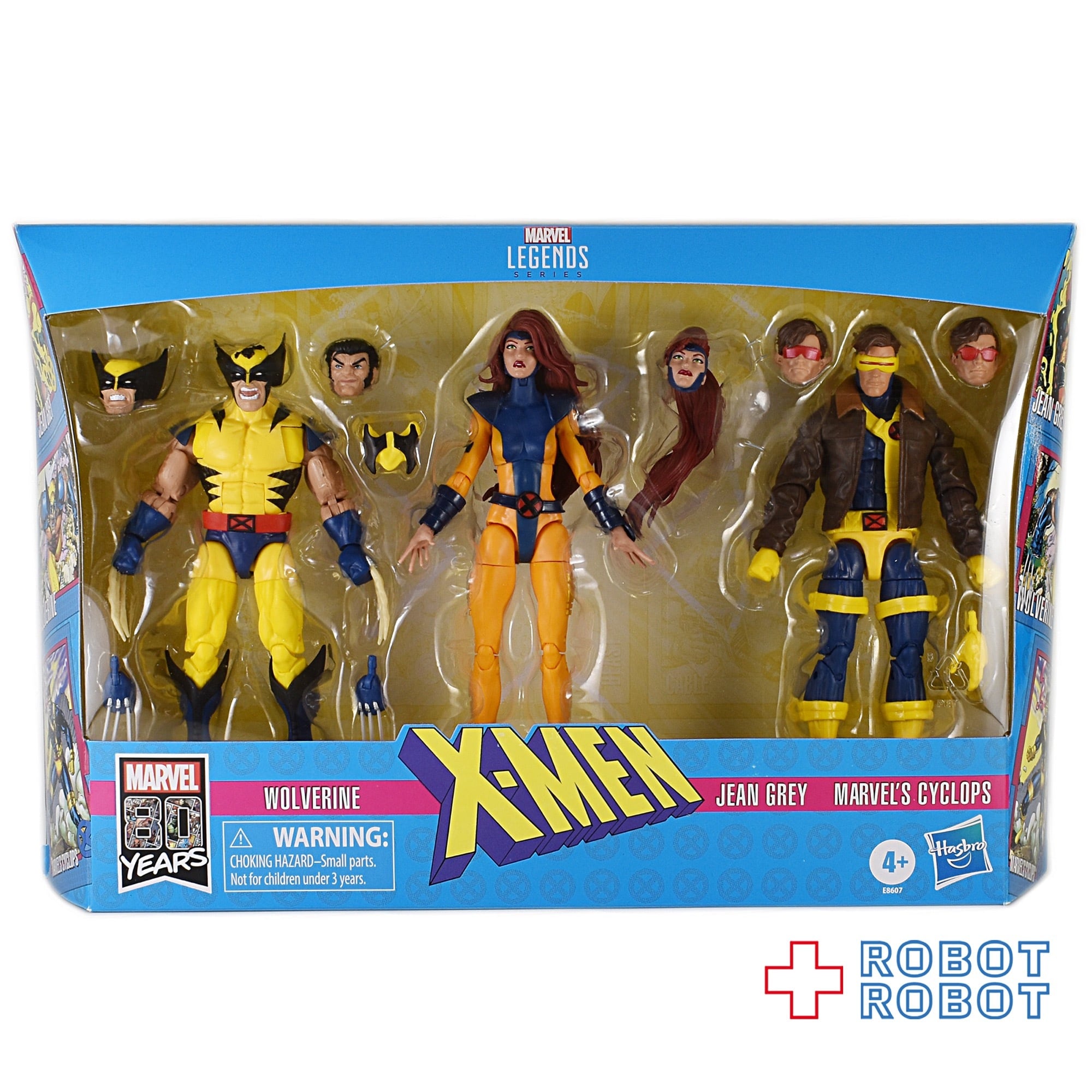 マーベルレジェンド 80th X-MEN ジーン & ウルヴァリン & サイクロプス 
