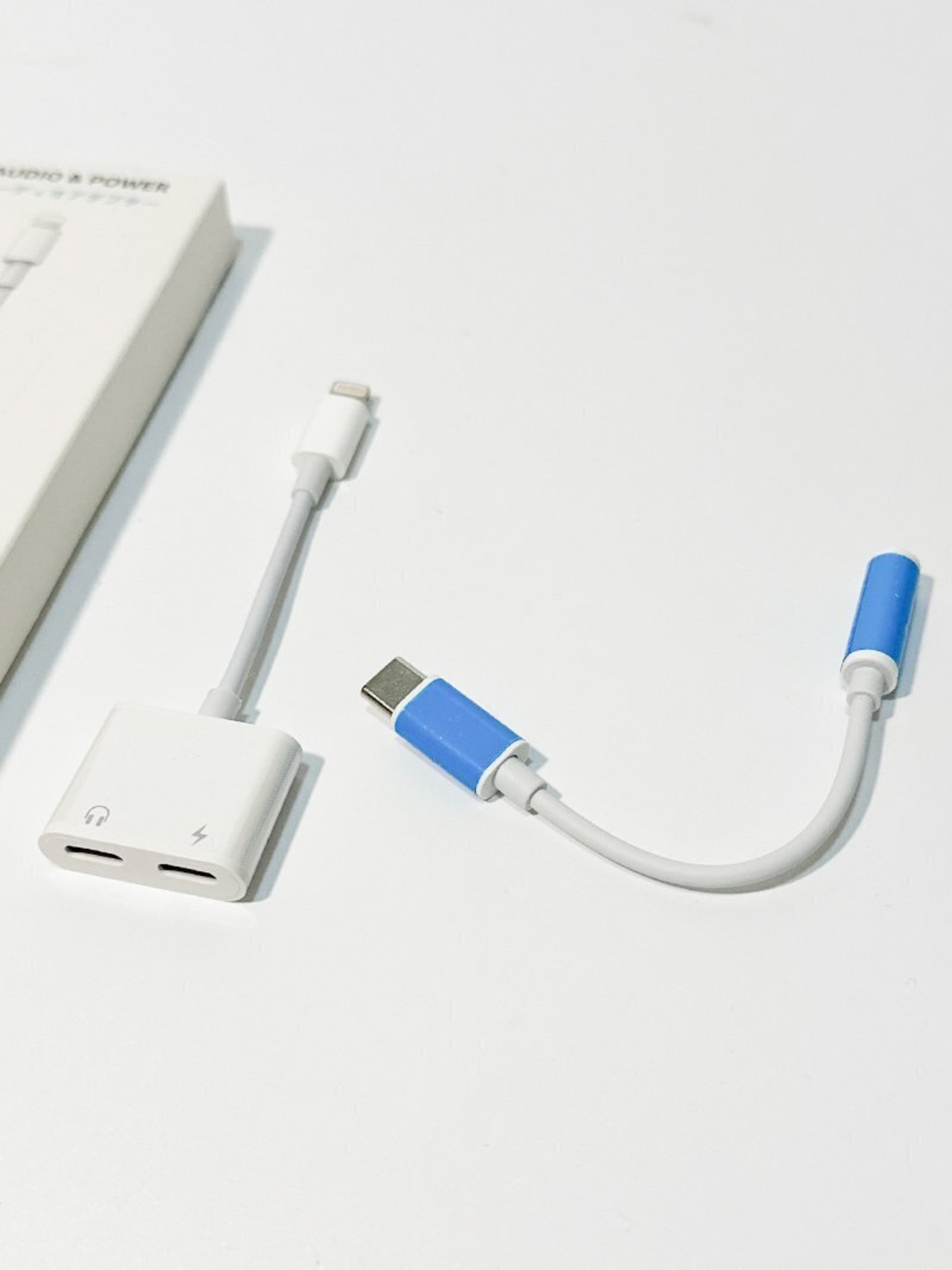 iPhone イヤホン 変換 アダプター 2点セット ライトニング 3.5MM USB-C ケーブル オーディオ タイプC 充電 DAC 通話 音楽