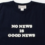 ［bibmilk］リラックスフィットTシャツ NEWS レディス｜ネイビー