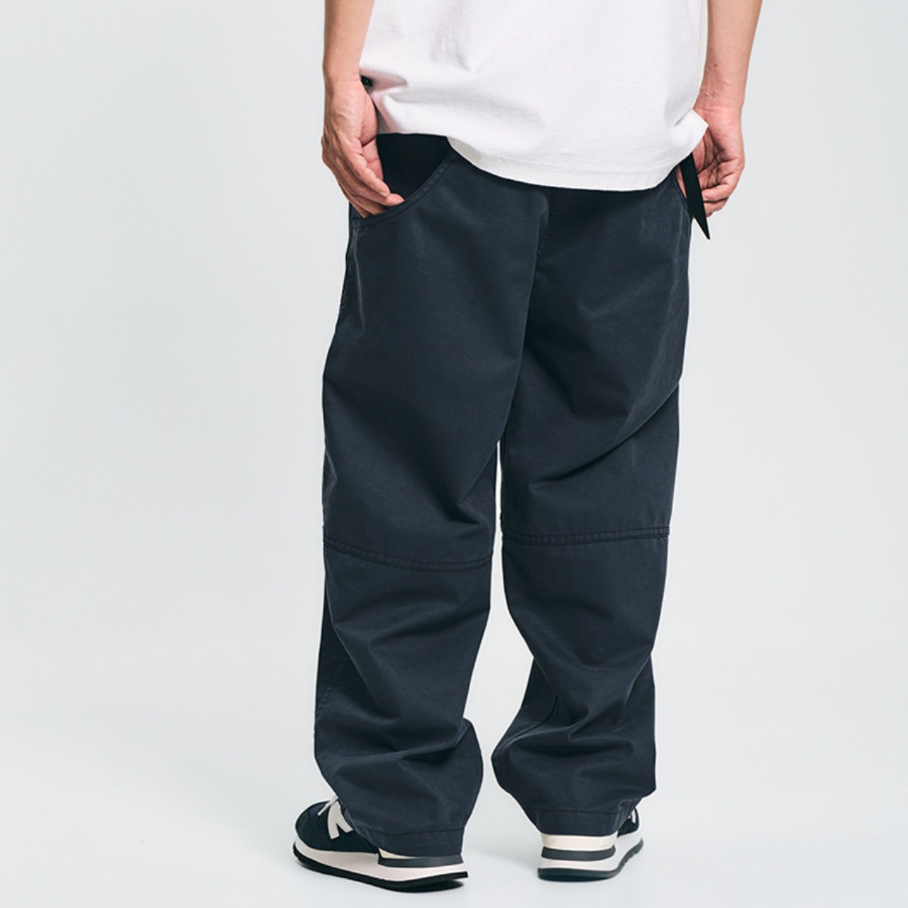 ドローストリング・ワイドストレートパンツ N3606 - 17