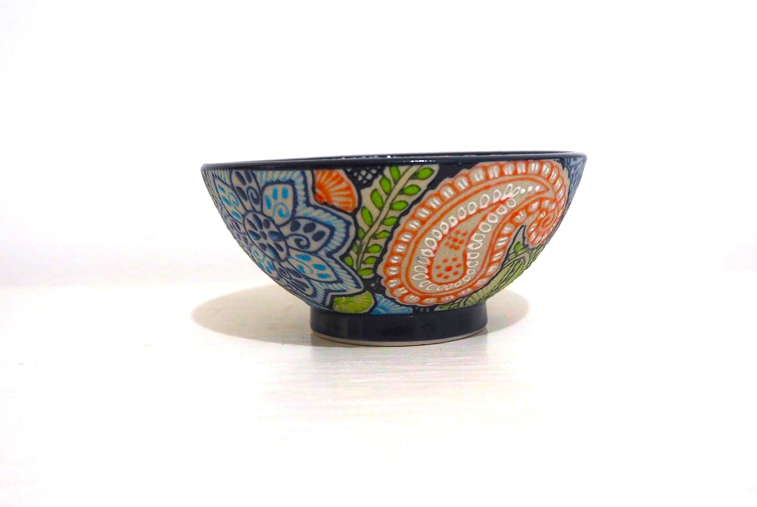 チェクアン焼 茶碗 直径 11.5cm X 高さ 6cm | Hermanos KK メキシコ