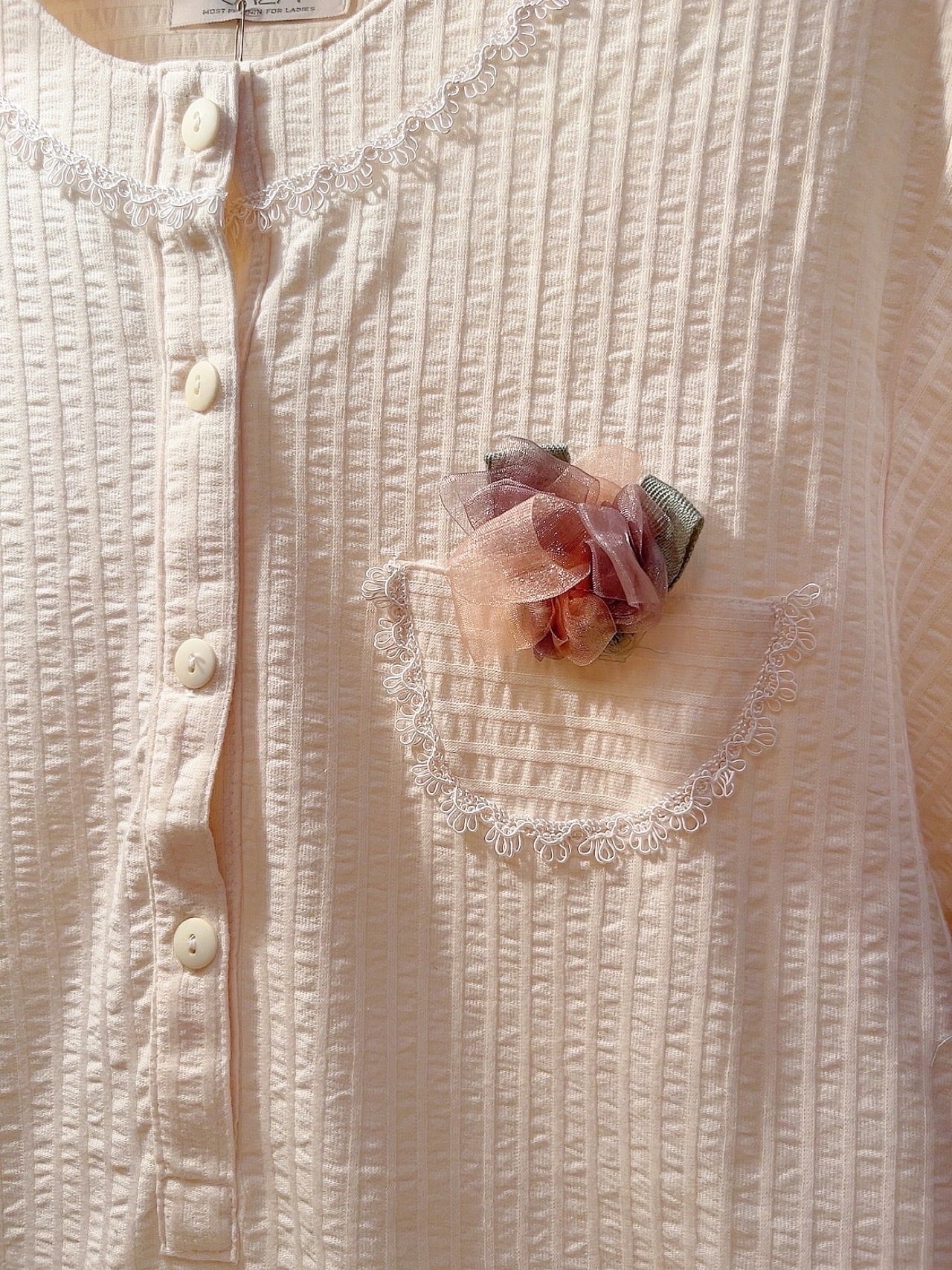 flower pocket neglige one-piece