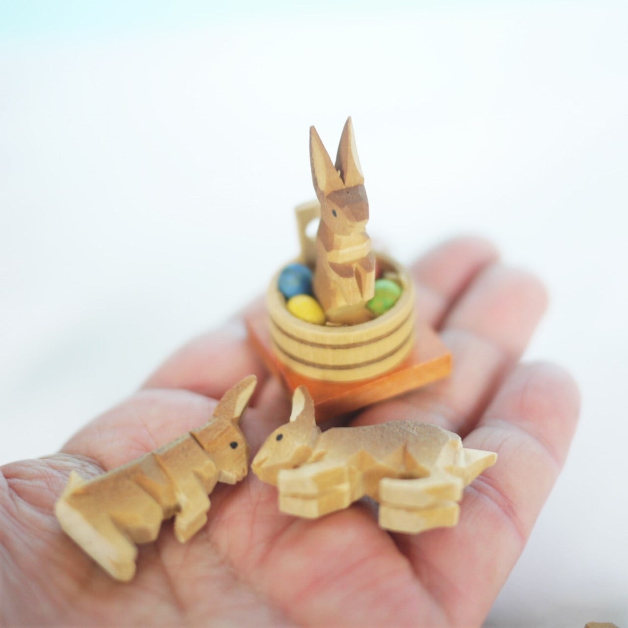 木彫りのうさぎ Heinrich Matzberger ドイツヴィンテージ