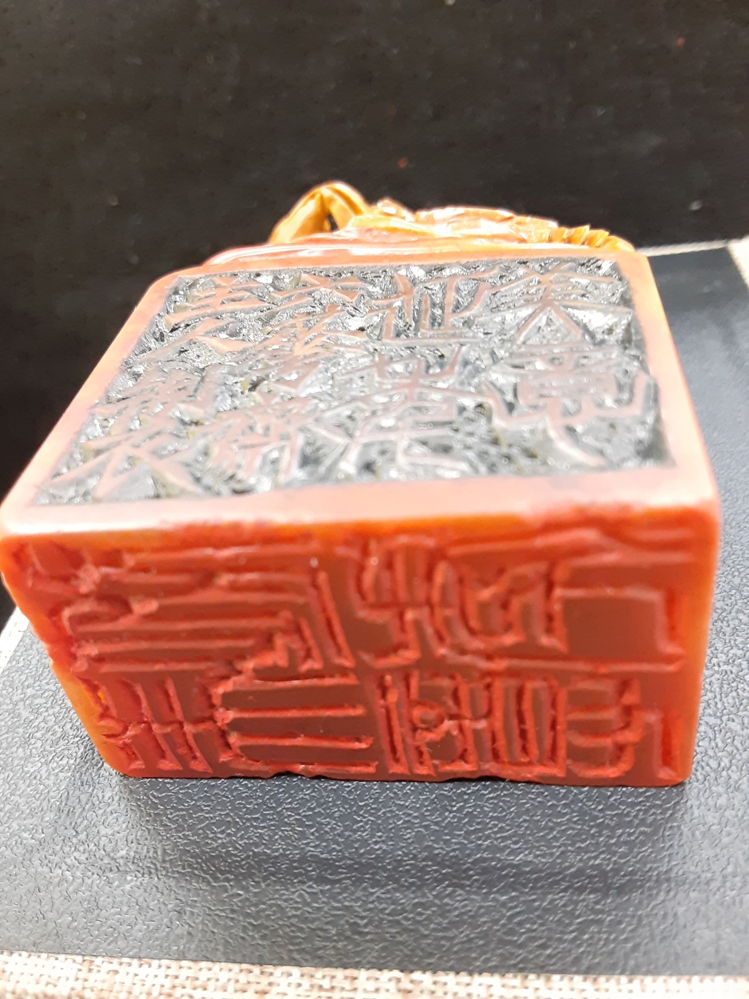 美意延年」ラオス石花鳥鈕 | 篆刻 松尾碩甫商店