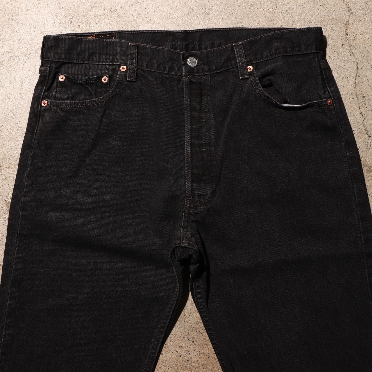 美品 36×30 Levi’s 501 USA 98年 サルファーブラック デニムパンツ リーバイス