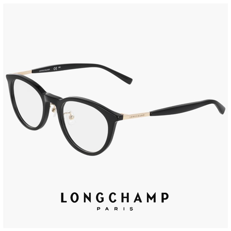 【新品】 ロンシャン メガネ lo2522lbj-002 レディース longchamp 眼鏡 ジャパンフィット 女性用 ボスリントン チタン βチタン コンビネーション 黒縁 黒ぶち ロンシャン longchamp | 【サングラスドッグ】メガネ・サングラス