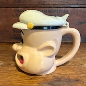 ポパイ ヴィンテージ POPEYE コーヒークリーマー・シュガーディスペンサー フェイスマグ 蓋つき ユニバーサルスタジオ MU-89