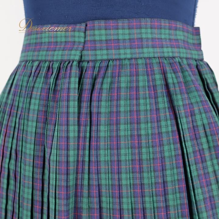 フォークダンス 衣装 スカート グリーン系 シスターズ プリーツ