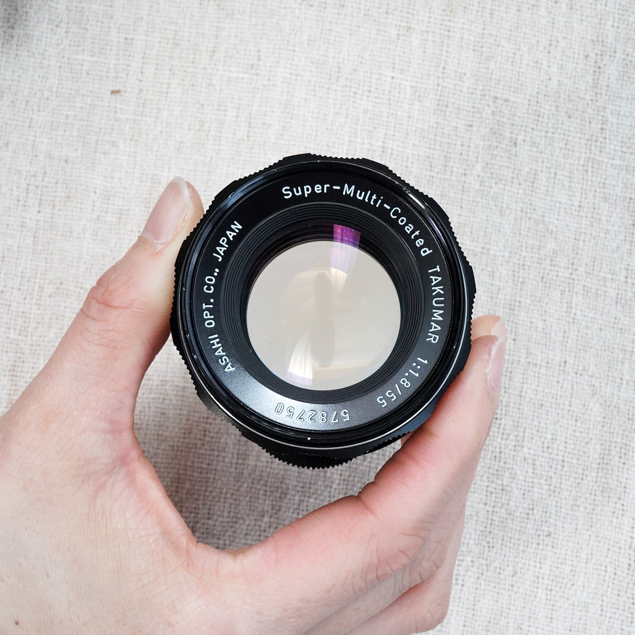 【光学美品】Super-Multi-Coated Takumar 55mm f1.8　オールドレンズ 　タクマー後期の銘玉