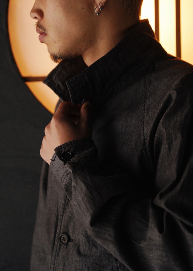 MIU MIU 04SS raglan sleeve fake button cotton blouson