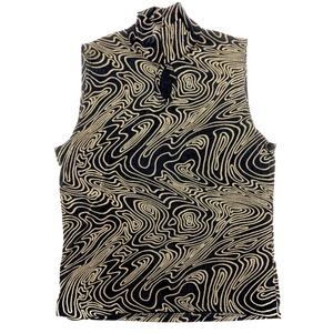 “SONIQ” 90s vintage mesh highneck sleeveless top