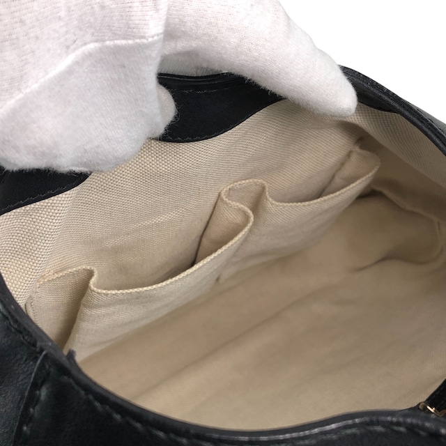 GUCCI グッチ ショルダーバッグ ブラック ニュージャッキー レザー ワンショルダー 277520 vintage ヴィンテージ オールド k7dm3y