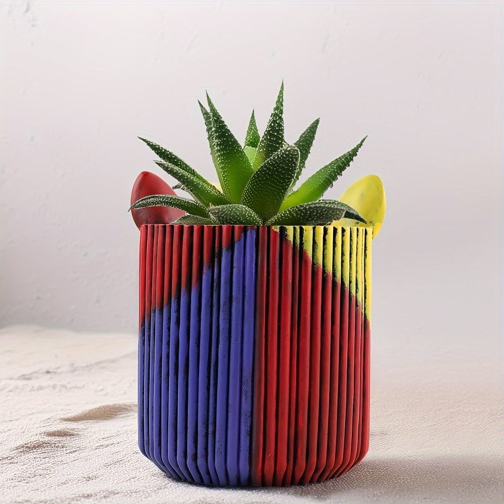 プランター 植木鉢 プランターポット 虎 トラ カラフル インテリア