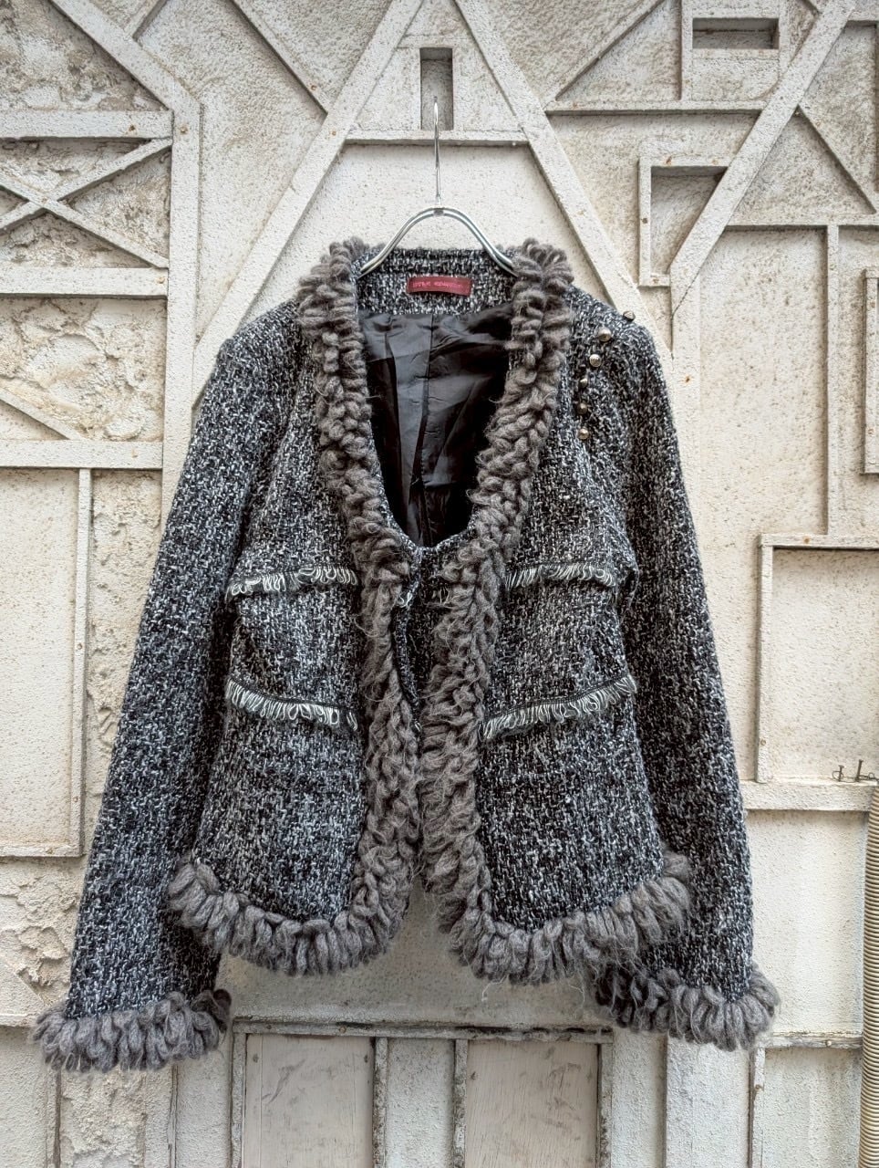 "SYLC CAMISA" design knit jacket