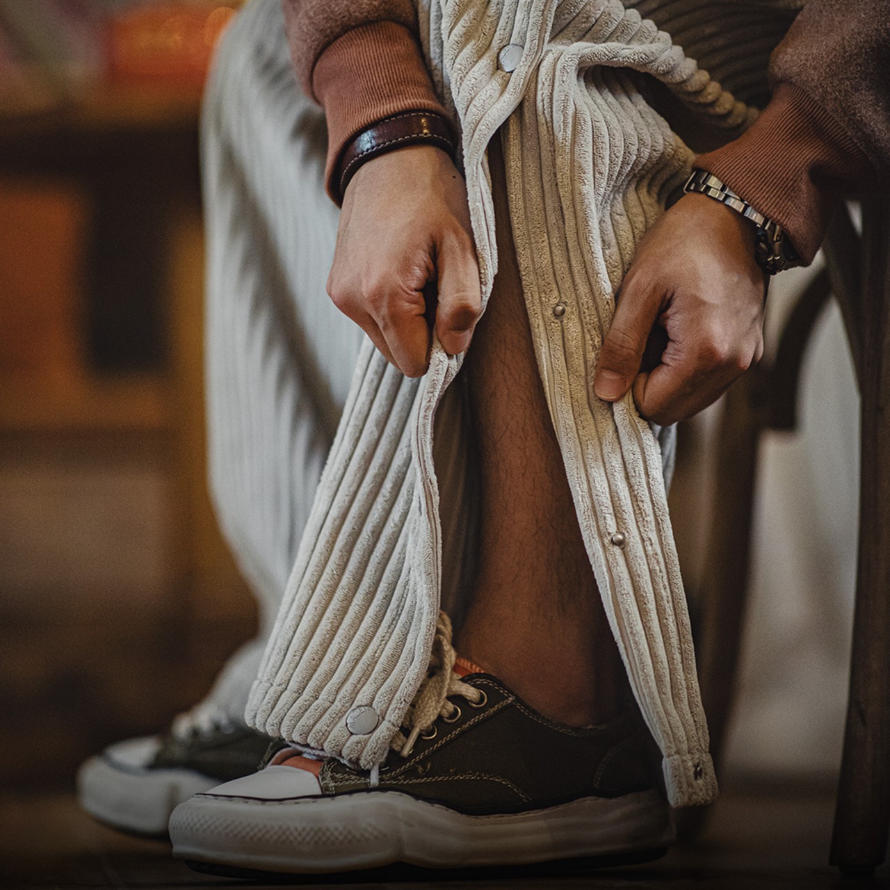 Corduroy Loose Sweat Pants / コーデュロイ ルーズ スウェット パンツ