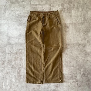 希少 40-50s フレンチワーク モールスキン ブラウン パンツ W31