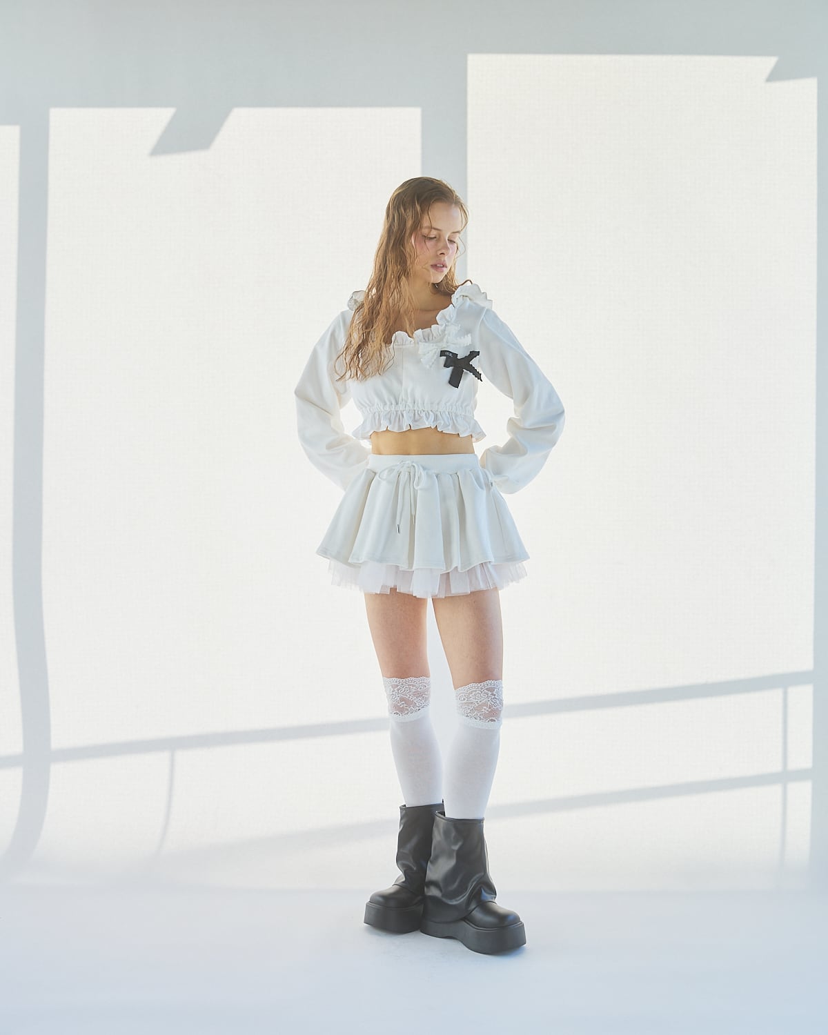 S/S フリルスウェットパーカー | lilLilly official webstore