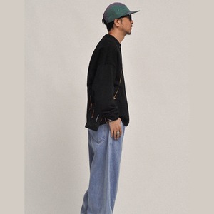 ヘビーウェイト・ヘンリーネック ロングスリーブT A2157