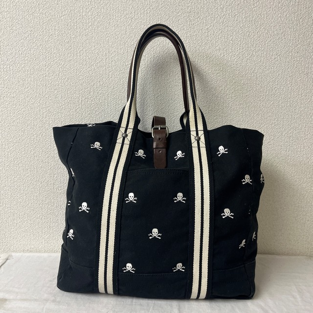 RALPH LAUREN RUGBY SKULL TOTE BAG