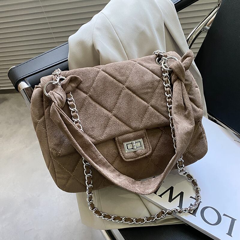 秋冬のひし形チェーンバッグレディース2020人気の新しい流行のファッションワイルドネットレッド大容量ショルダーメッセンジャーバッグ Tiancai_Wing_Bag66404341937