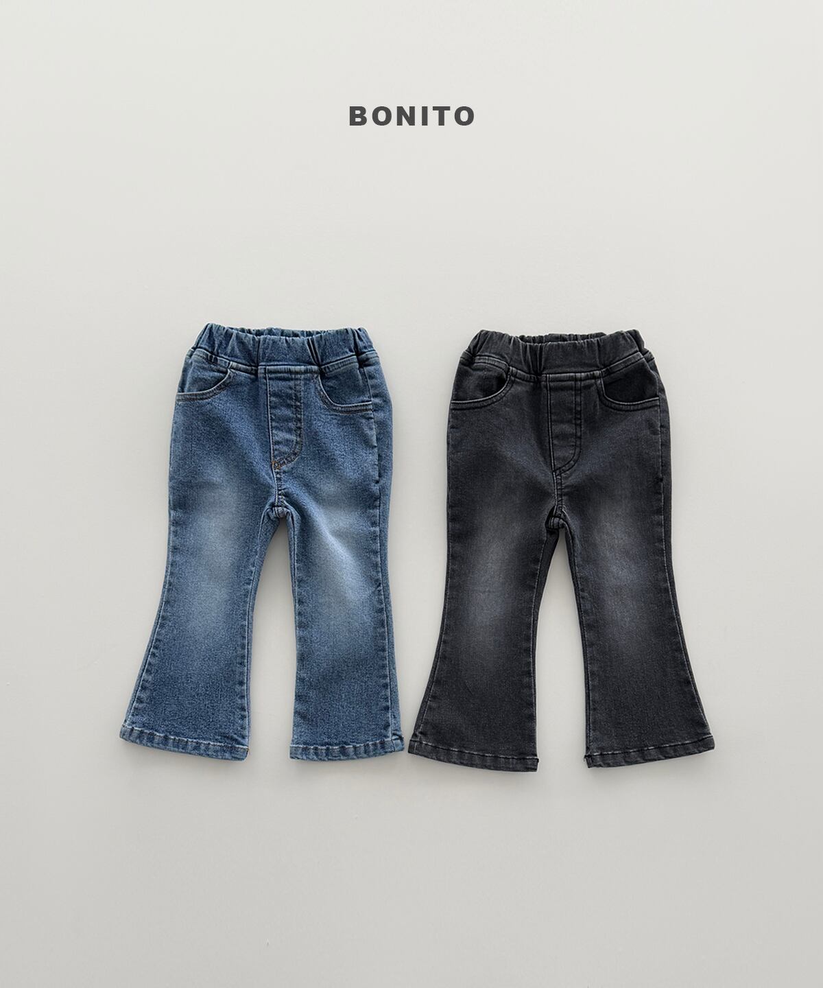 bootcut stretch denim pants【BONITO】※9月中旬発送予定