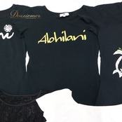 【フラダンス衣装 まとめ売り】全5点セット トップス Tシャツ 黒 白 ALOHA STANDARDS MMJ CoCoEmily ブラック ホワイト 可愛い