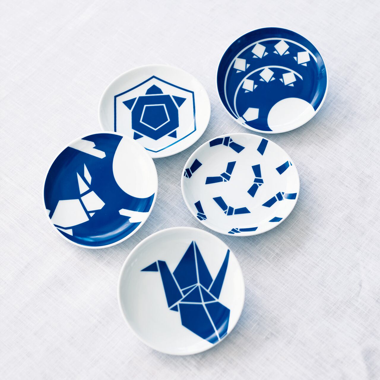 有田焼 ORIGAMI 5枚皿揃［0130213260］ | THE TIMELESS ONLINE SHOP