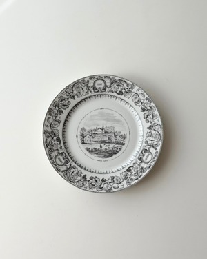 Haviland Limoges　リモージュ　/　“CHÂTEAU LAFITE”　葡萄とシャトーのプレート　a