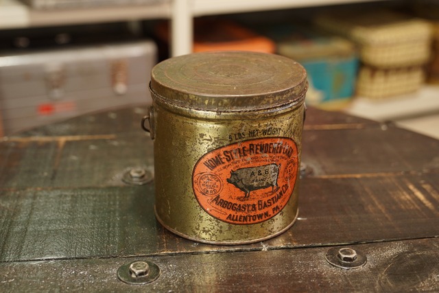 ビンテージ 缶 Arbogast＆Bastian