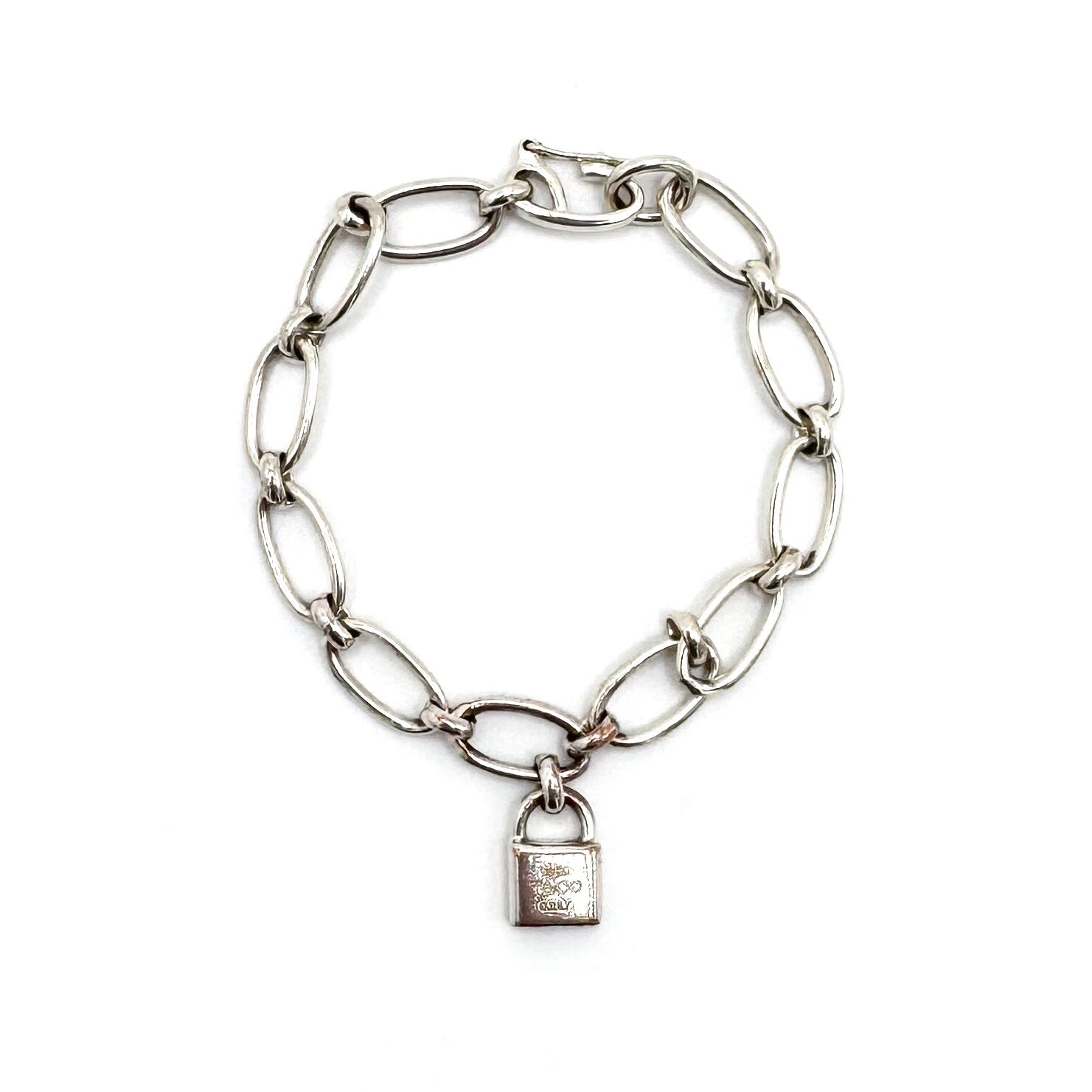 ティファニー　レクタングル　スクエア　リンク　ブレスレット　925 ユニセックス ティファニーレクタングルスクエアリンクブレスレット925 ユニセックス