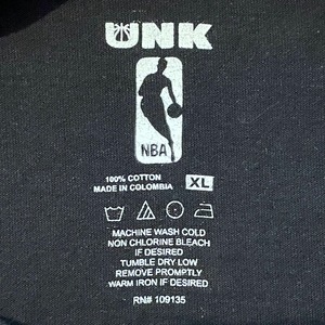 【UNK】NBA ブルックリンネッツ Tシャツ Brooklyn Nets バスケ NETS XL オーバーサイズ ラバープリント us古着 アメリカ古着