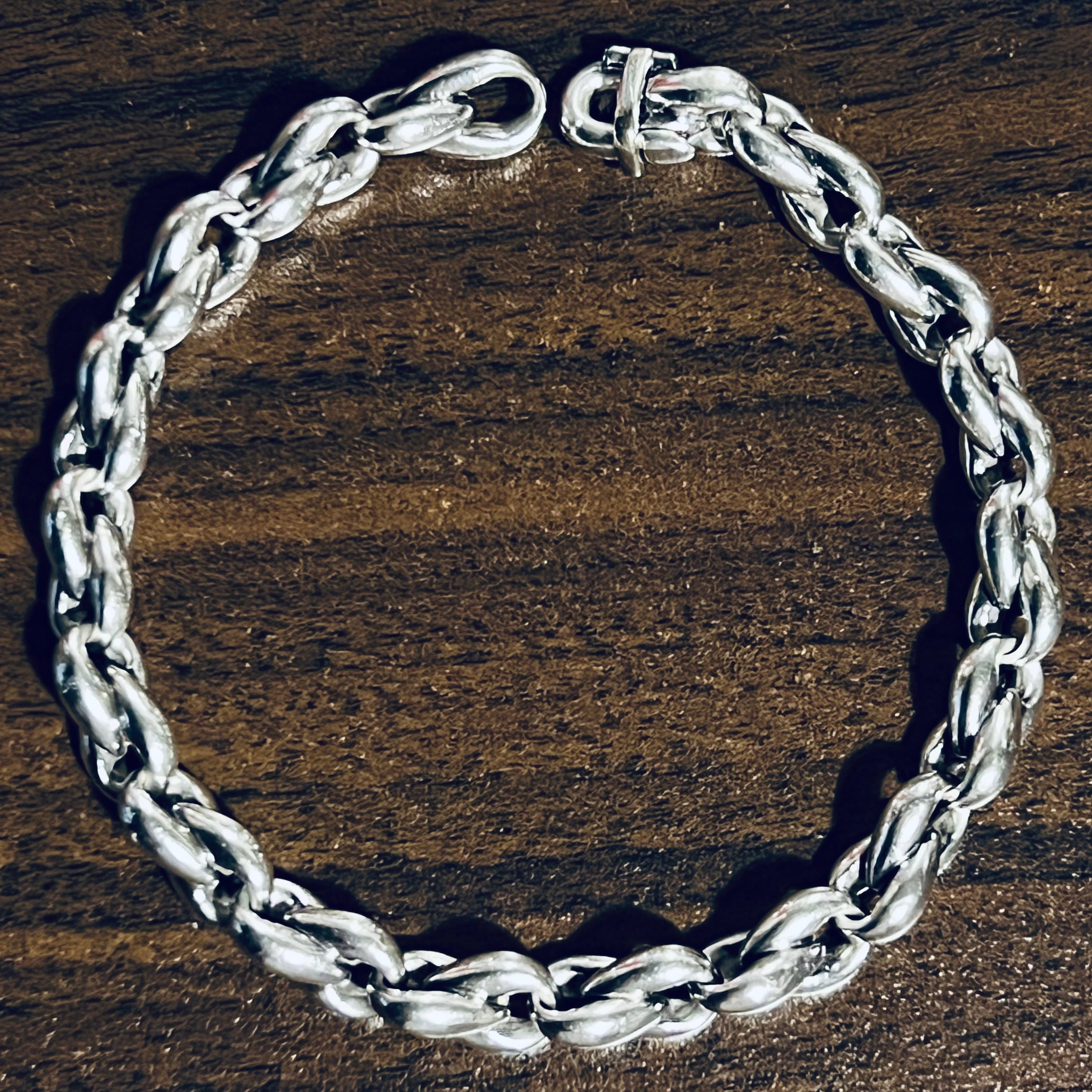 VINTAGE HERMES Graines des Champs Bracelet MM Sterling VINTAGE HERMES Graines des Champs Bracelet MM Sterling