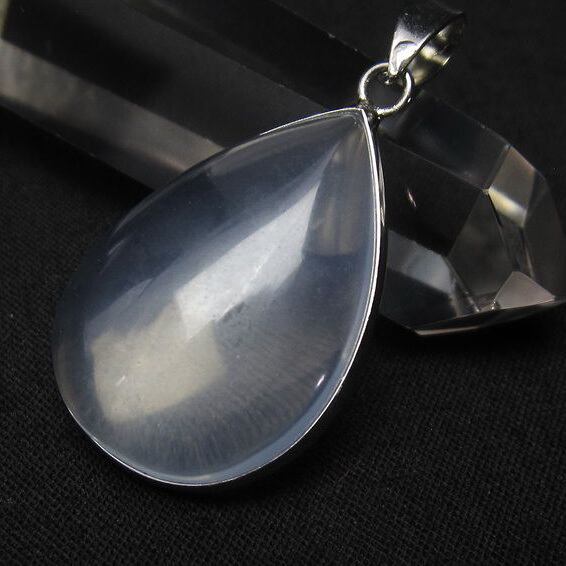 ミルキークォーツ ペンダント [M便 1/20] 112-3698